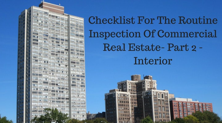 Colorado Real Estate Lawyer Joe Stengel PC Checklist for the Routine Inspection of Commercial Real Estate - Interior